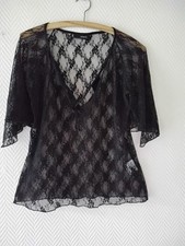 Bluse schwarz spitze gebraucht kaufen  Nürnberg