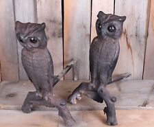 Antique owl andirons for sale  Rochester