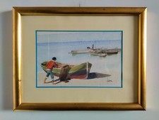 Quadro acquerello carta usato  Quartu Sant Elena