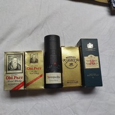 5 caixas de garrafas vazias em miniatura - J&B 15 Grand Old Parr Stronachie Mackinlays comprar usado  Enviando para Brazil