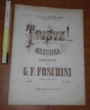 Foschini triste mazurka usato  Novellara