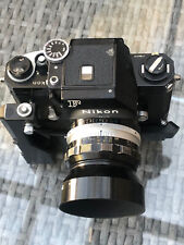 Nikon F czarna farba z silnikiem fotograficznym 1,4/50 mm na sprzedaż  PL