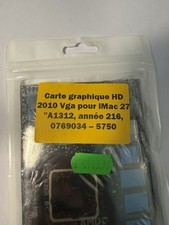  Carte graphique AMD Radeon HD 5750 – iMac 27” A1312 (2010) comprar usado  Carte graphique AMD Radeon HD 5750 – iMac 27” A1312 (2010) comprar usado  Enviando para Brazil