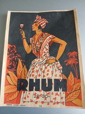 Ancienne étiquette rhum d'occasion  Beuvry