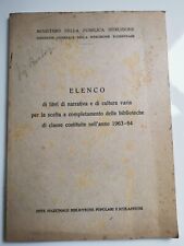Libro elenco libri usato  Alessandria