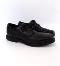 Rockport black leather for sale  MANCHESTER