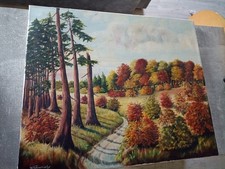 ölgemälde signiert wald gebraucht kaufen  Heikendorf