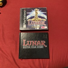 Lunar Silver Star Story completo 4 discos PS1 com livro de arte/manual, mapa comprar usado  Enviando para Brazil