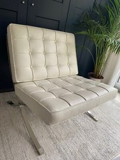 Barcelona chair cream for sale  NORWICH