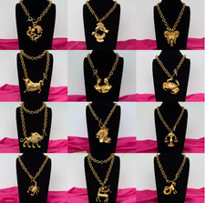 Conjunto de joias Schiaparelli retrô série 12 constelação colar corrente suéter comprar usado  Enviando para Brazil