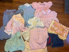 Lote Vintage Bebês Meninas 24 Mos Roupas B. Altman Vestidos Suéteres de Malha à Mão comprar usado  Enviando para Brazil