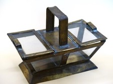 Antikes messing glas gebraucht kaufen  Radeberg, Wachau