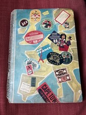 Livro de recortes vintage da década de 1940 viagem europeia efêmera papel publicitário história da guerra comprar usado  Enviando para Brazil