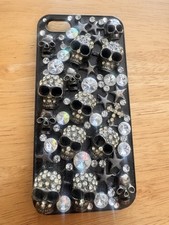 Gothic skull rhinestone for sale  HOUNSLOW