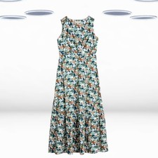 Vestido maxi feminino de algodão sem mangas Ex Seasalt multicolorido comprar usado  Enviando para Brazil