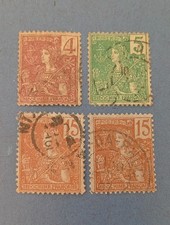 Lot timbres colonies d'occasion Lot timbres colonies d'occasion  Créances