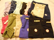 Bermuda bermuda bermuda feminina midi cáqui chino estampa sólida infantil , usado comprar usado  Enviando para Brazil