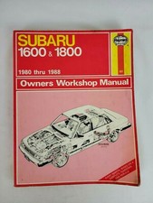 Haynes subaru 1600 for sale  Riverside