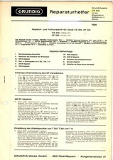 Grundig service manual gebraucht kaufen  Sörup
