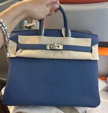 Hermes birkin blue for sale  GLASGOW