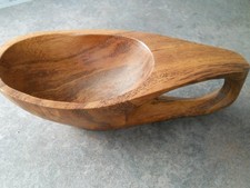 Holzschale knabberschale griff gebraucht kaufen  Bassum