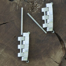 Extremidades retas raras de 18 mm para Zenith NSA pulseira de relógio vintage de aço de 7 fileiras 5 vendidas comprar usado Extremidades retas raras de 18 mm para Zenith NSA pulseira de relógio vintage de aço de 7 fileiras 5 vendidas comprar usado  Enviando para Brazil