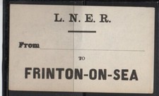 Lner luggage label for sale  LAUNCESTON