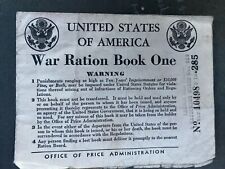 Militaria rationbook rationing d'occasion  Expédié en Belgium