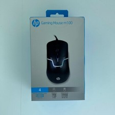 Mouse HP com fio 100 sensor óptico preciso 2400 DPI conexão USB preto brilho, usado comprar usado  Enviando para Brazil