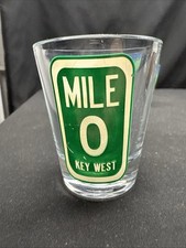 KEY WEST MILE "0" VIDRO TIRO ZERO VINTAGE, Buffet Frete Rápido! comprar usado  Enviando para Brazil