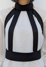 Harnais noir tissu d'occasion  Bordeaux-