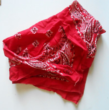 Ancien bandana rouge d'occasion  Saint-Éloy-les-Mines