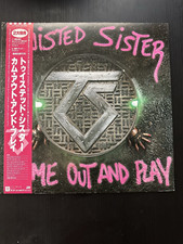 TWISTED SISTER, COME OUT AND PLAY JAPAN LP OBI P-13233, 1ST 1985 VG+,HEAVY METAL comprar usado  Enviando para Brazil