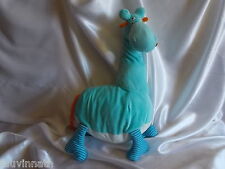 Doudou girafe turquoise d'occasion  Aguessac