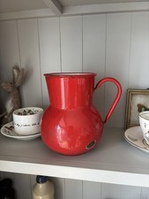 Vintage red enamel for sale  NOTTINGHAM