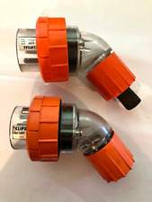 2 X CLIPSAL 56PA420 PLUGUE DE SOQUETE ANGULAR 4 PINOS 20A 500V 50Hz USADO comprar usado  Enviando para Brazil
