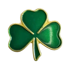 Shamrock pin badge for sale  NEWCASTLE UPON TYNE