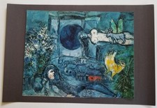Litografia offset Marc Chagall "Window In The Sky" folha dupla 1968 comprar usado  Enviando para Brazil