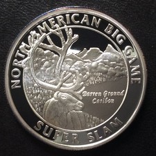 Medalha de prata North American Hunting Club Barren Ground Caribou Super Slam A4349 comprar usado  Enviando para Brazil