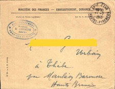 Lettre 1949 bureau d'occasion  France