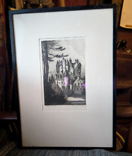 Original signed etching for sale  CUPAR