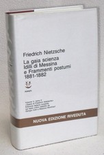 Friedrich nietsche opere usato  Torino
