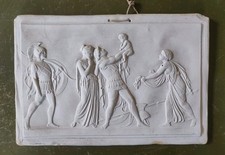 Antico bassorilievo gesso usato  Sorano