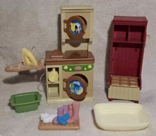 Móveis para lavanderia Fisher Price Loving Family máquina de lavar cesta secadora comprar usado  Enviando para Brazil