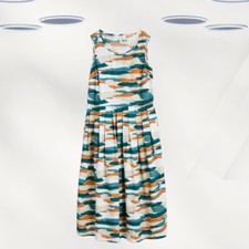 Vestido midi feminino Ex Seasalt sem mangas algodão estampado em vários comprar usado  Enviando para Brazil