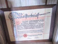 Alt meisterbrief schneider gebraucht kaufen  Kranichfeld