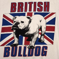 Usado, Camiseta Muscular Sem Mangas Anos 80 90 ULTRA Fina Britânica Bulldog Nova Inglaterra BANDEIRA comprar usado  Enviando para Brazil