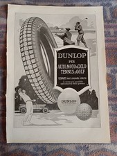 Pubblicità 1929 dunlop usato Pubblicità 1929 dunlop usato  Arezzo