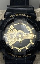 Relógio masculino Casio G-Shock 48mm WR200M cronógrafo preto tom dourado aço inoxidável, 71g comprar usado  Enviando para Brazil