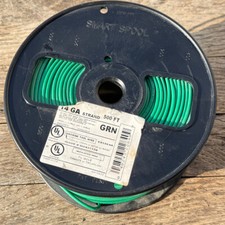 Carretel Cerrowire 450 pés 14 AWG fio encalhado verde THHW ou THWN ou M1W 600V comprar usado  Enviando para Brazil